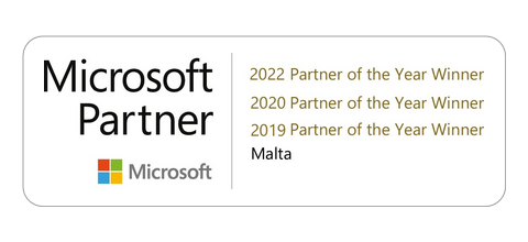 Microsoft Country Partner of the Year Malta, 2019, 2020 and 2022
